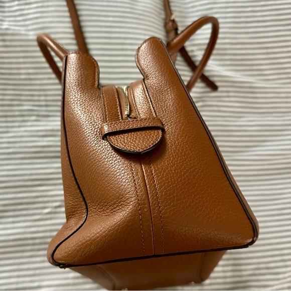 Kate Spade New York Leila Medium Triple Compartment Satchel in Gingerbread Brown - Picture 10 of 14